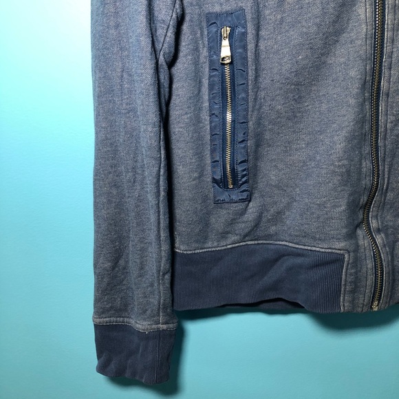 Banana Republic Blue Jacket Zip Up Casual - Picture 4 of 12